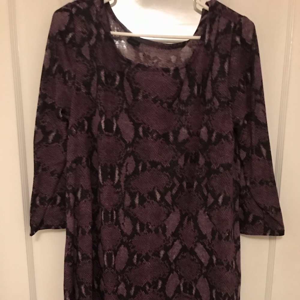 Snake print tunic